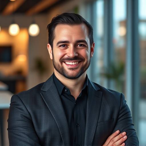 Headshot of Elias Thorne, the founder and CEO of Aurora Video Studio