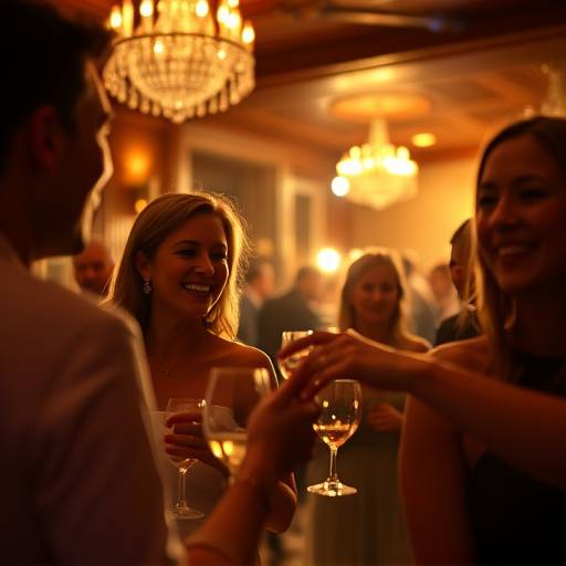Highlight reel from a charity gala event featuring key moments and speakers